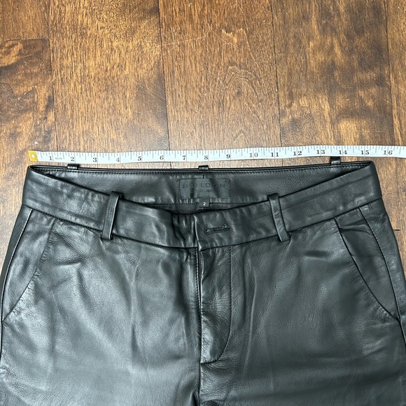 Nili Lotan Montauk Leather straight leg pants. Size 2. - Picture 10 of 16